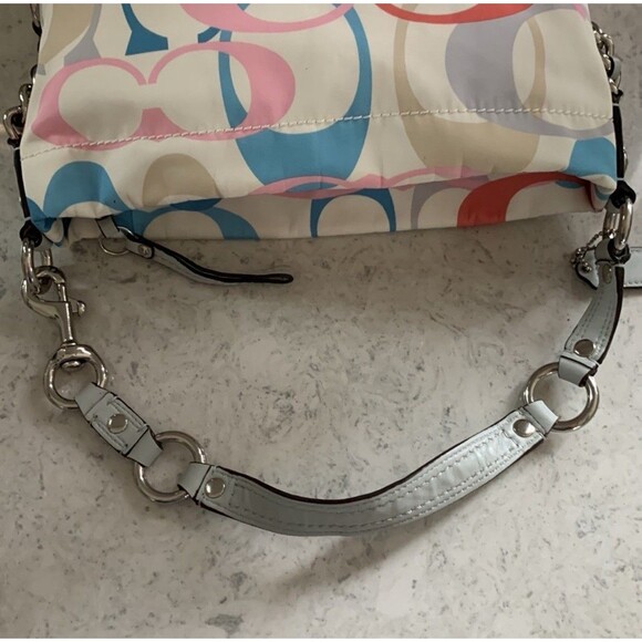 Coach Carly Signature Optic Shoulder Bag - Picture 10 of 16